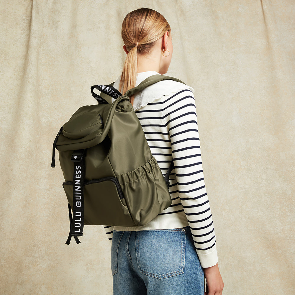 BAY LEAF GREEN MILLIE BACKPACK