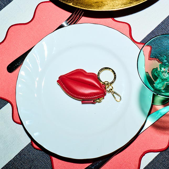 Luxury Designer Keyrings Charms Lulu Guinness