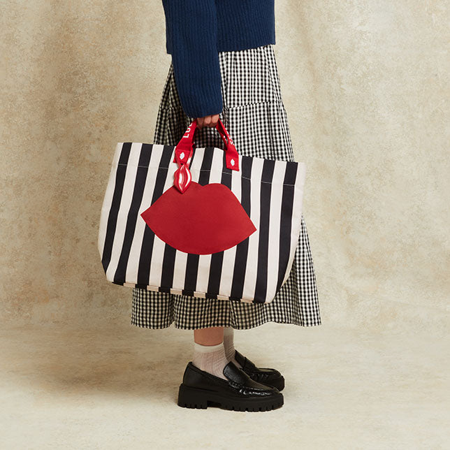 Lulu Red Racket Lulu Red Leather Ollie Keyring | Designer Keyrings | Lulu Guinness