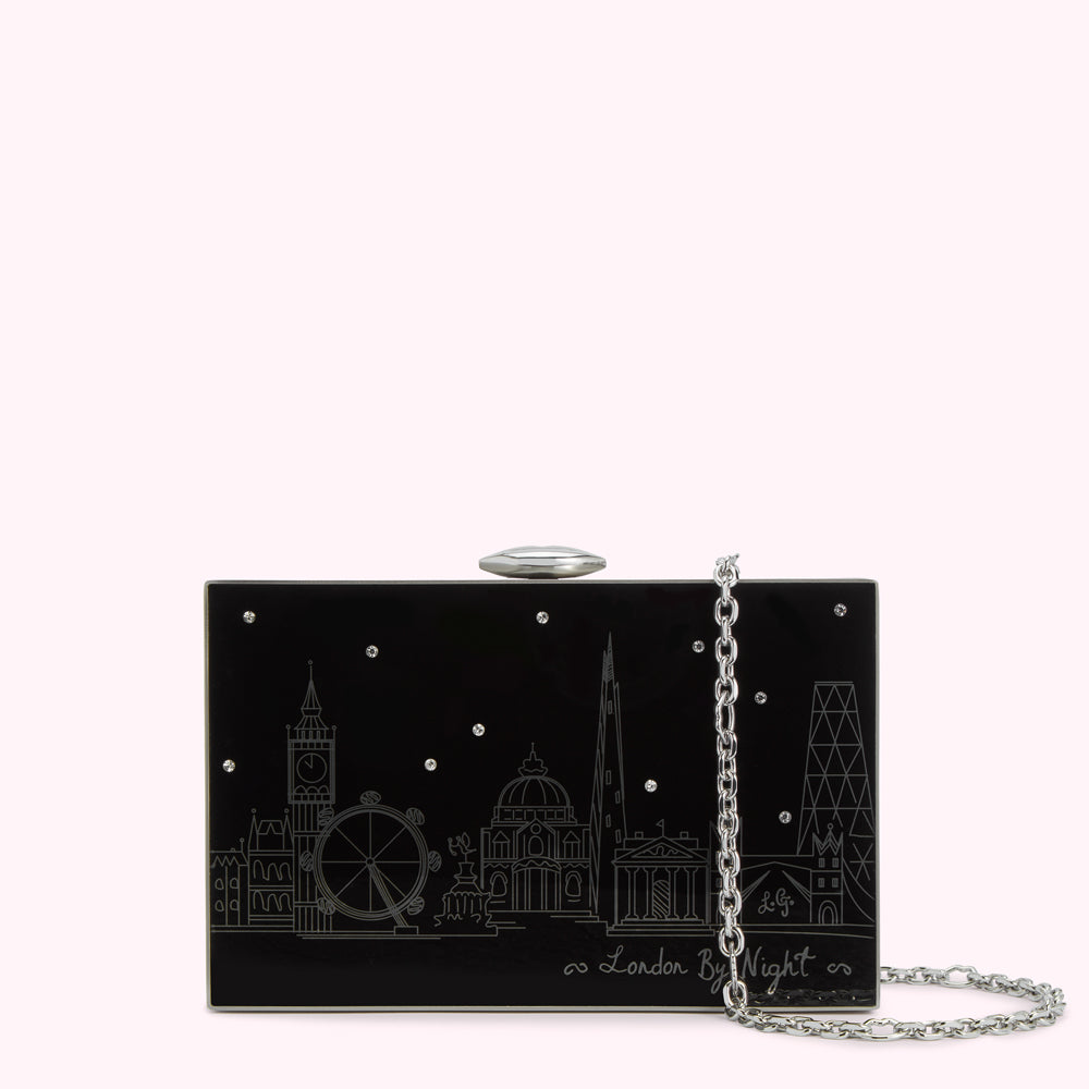 BLACK LONDON BY NIGHT LIVVY CLUTCH BAG