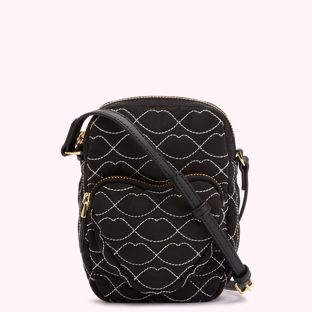 CHALK QUILTED DAVIS CROSSBODY BAG