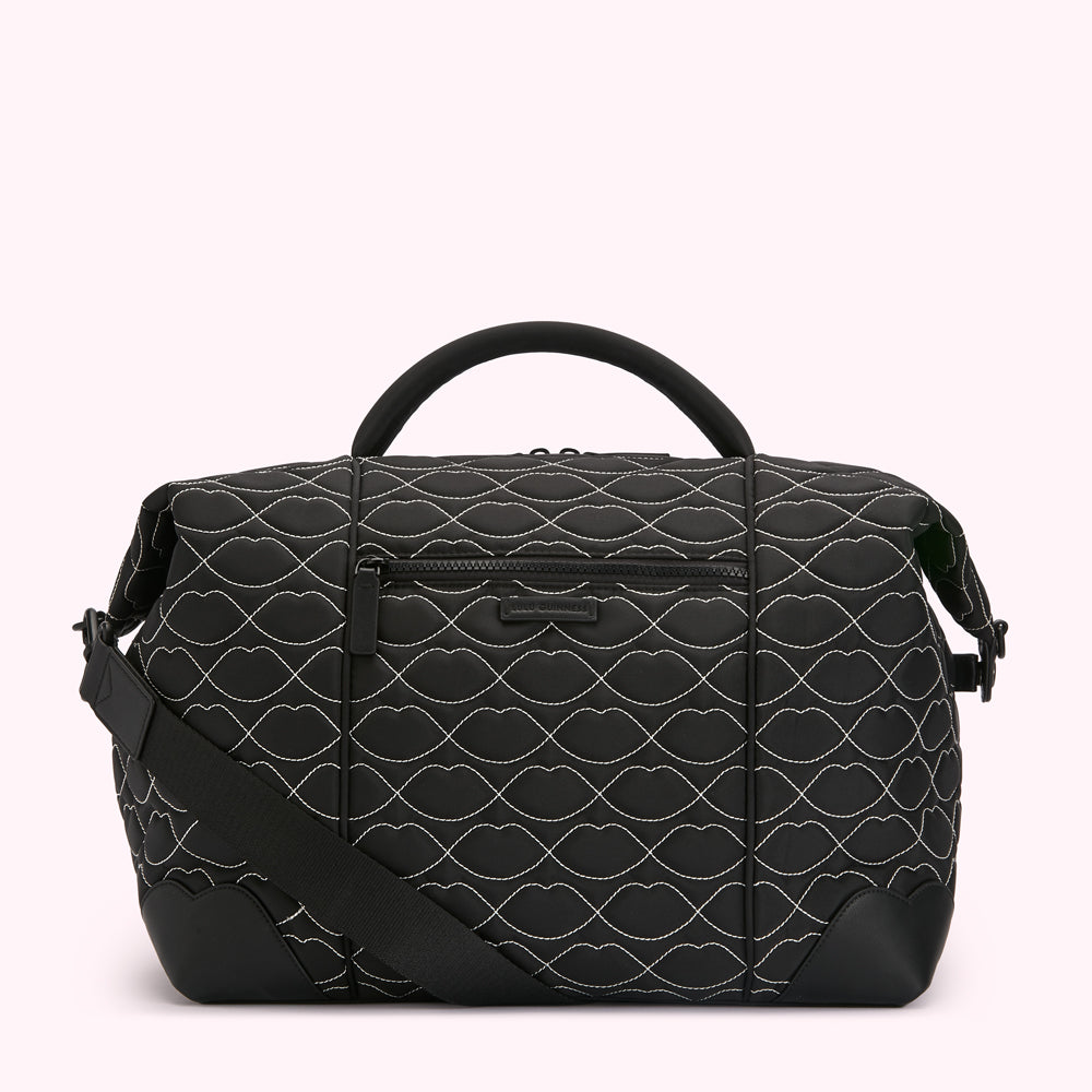 CHALK QUILTED FENELLA HOLDALL