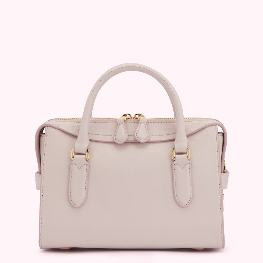 BLUSH LEATHER SMALL DYLAN HANDBAG