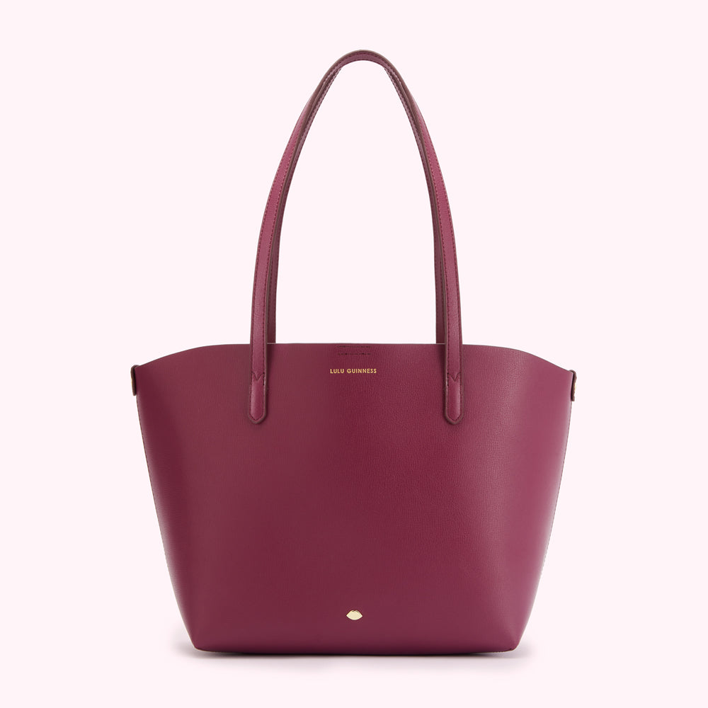 PEONY LEATHER SMALL IVY TOTE BAG