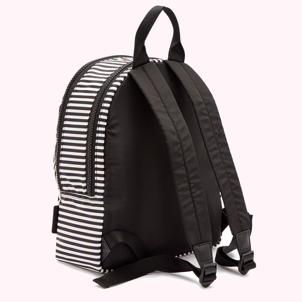 HEART AND STRIPES NYLON SADIE BACKPACK