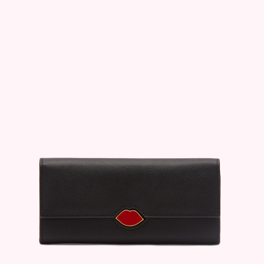 ENAMEL LIP CORA WALLET