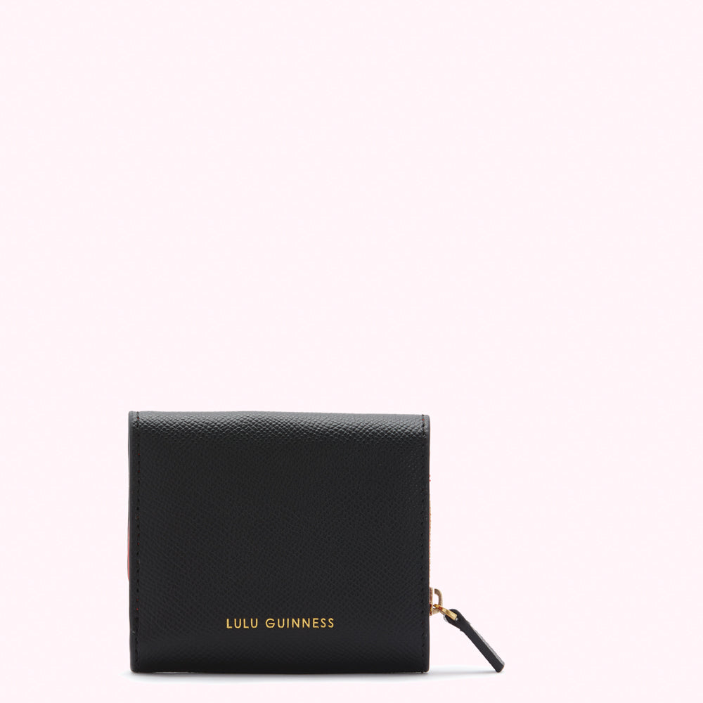 BLACK LEATHER JODIE WALLET