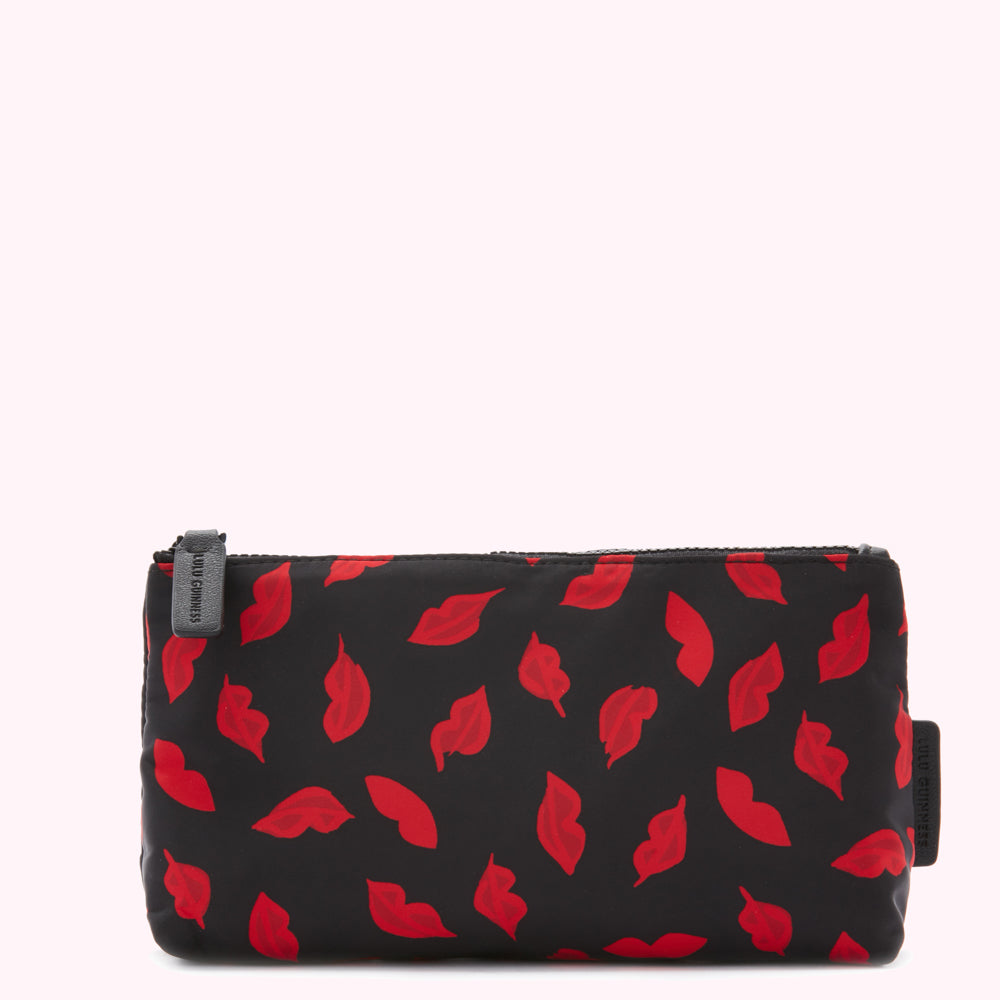 MULTI MEDIUM HANDPAINTED LIPS POUCH