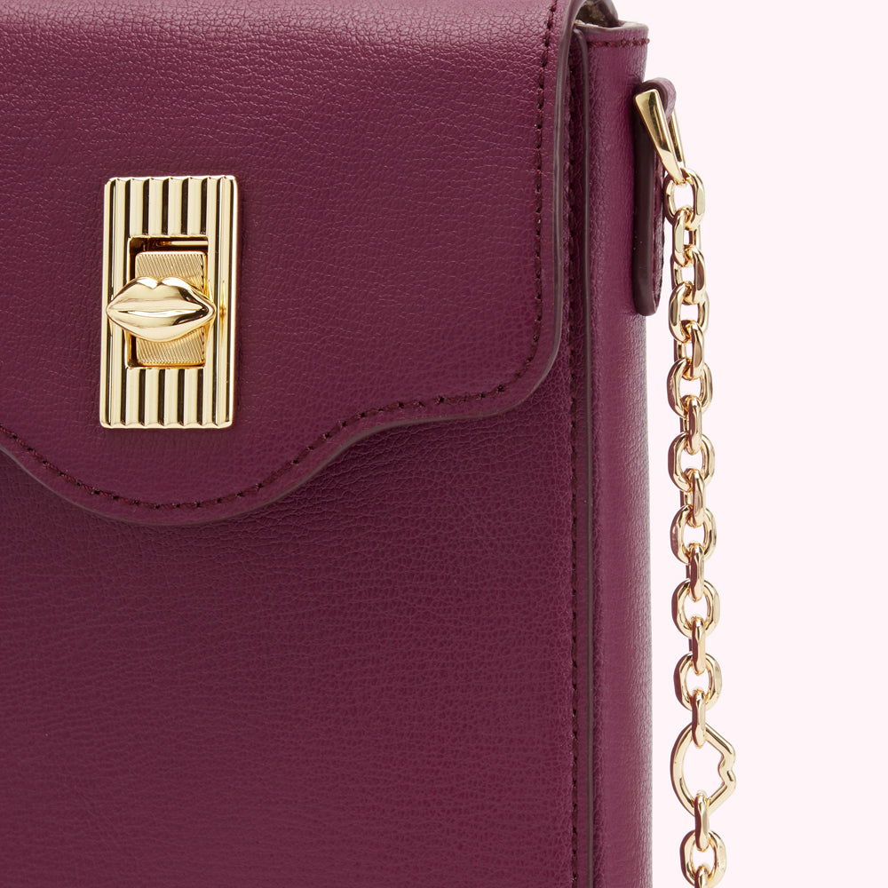 PEONY LEATHER RITA CROSSBODY MINI BAG
