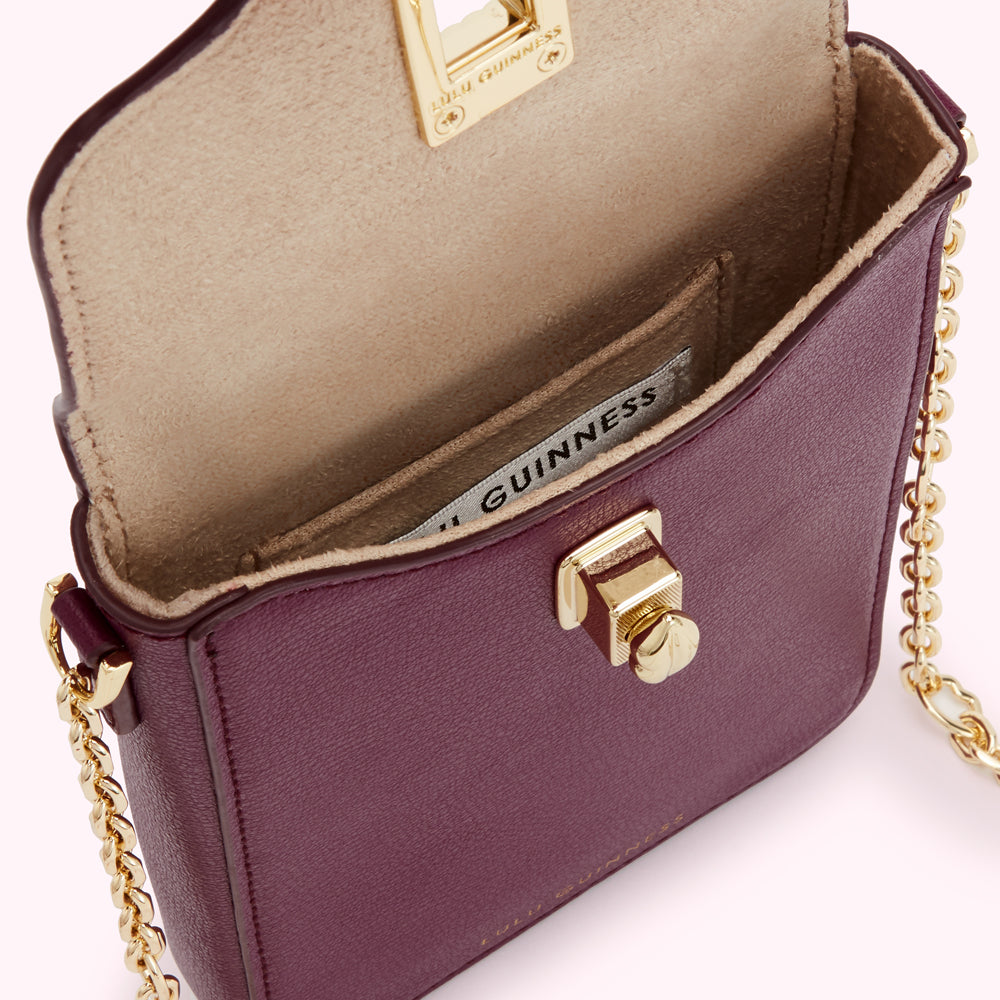 PEONY LEATHER RITA CROSSBODY MINI BAG