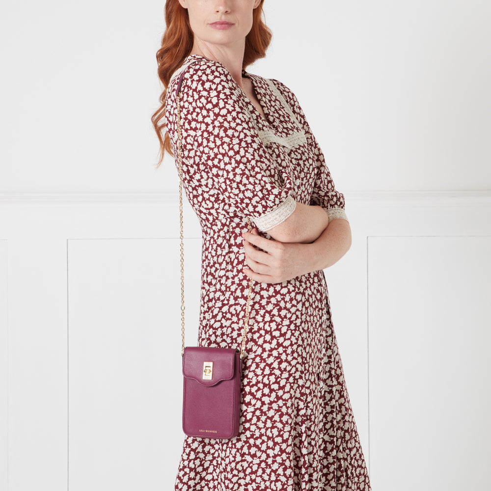 PEONY LEATHER RITA CROSSBODY MINI BAG