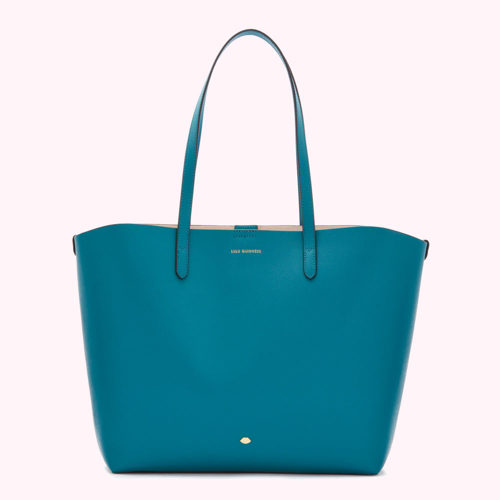 EMERALD LEATHER LARGE IVY TOTE BAG