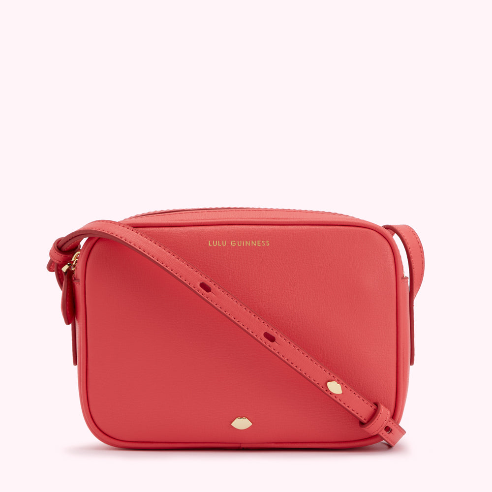 CORAL LEATHER COLE CROSSBODY BAG