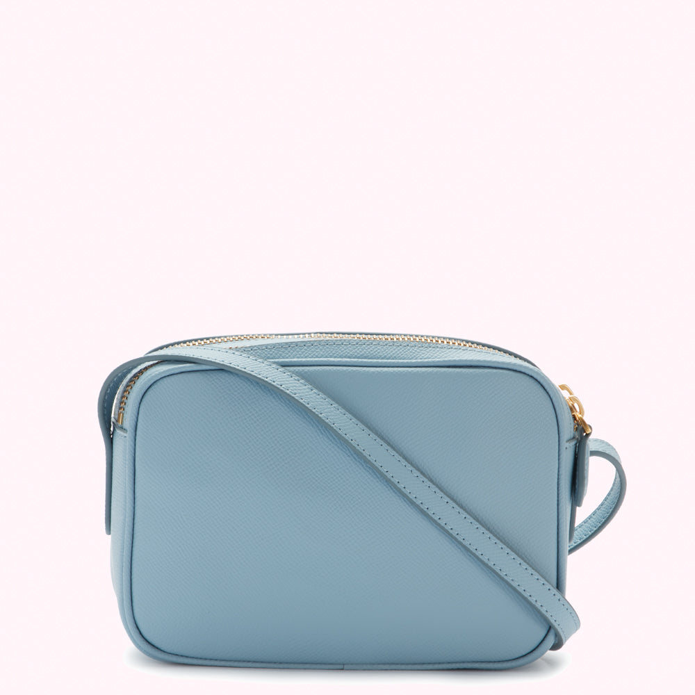 WEDGEWOOD BLUE LEATHER COLE CROSSBODY BAG