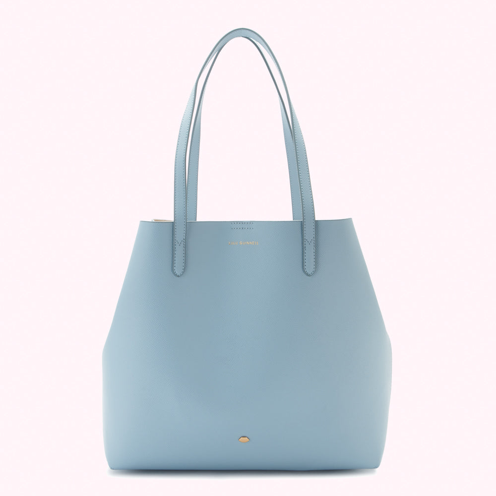 Light blue tote bag by lulu Guinness
