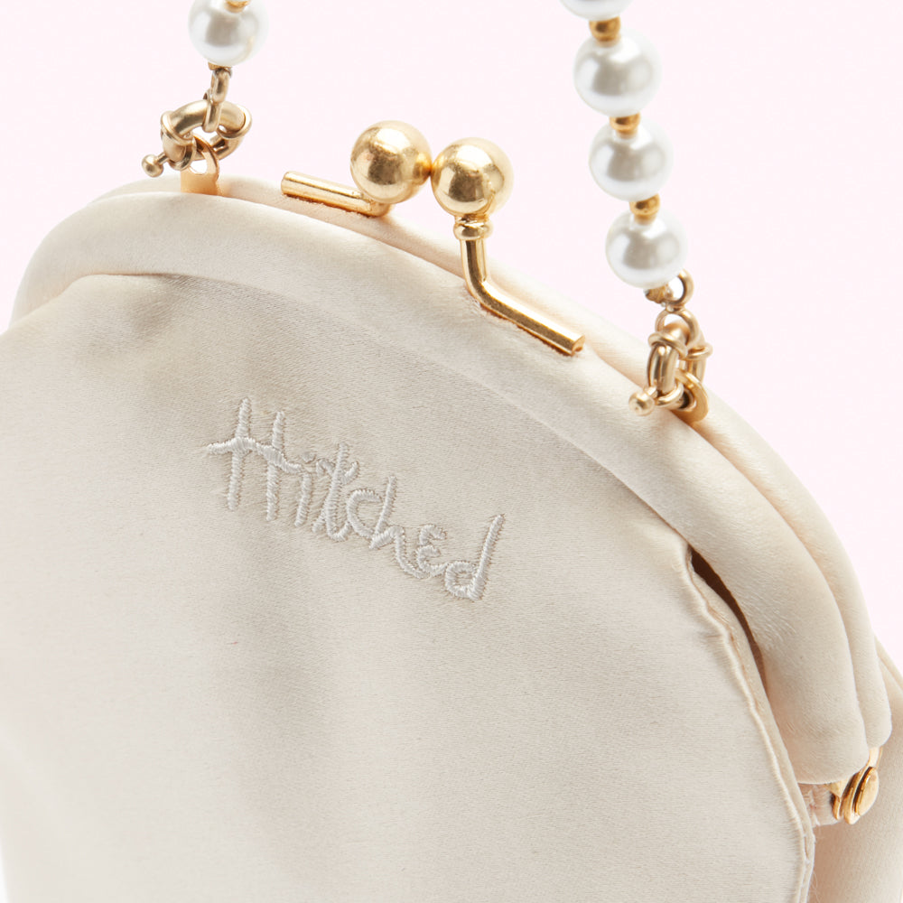 IVORY HITCHED HARLOW PURSE