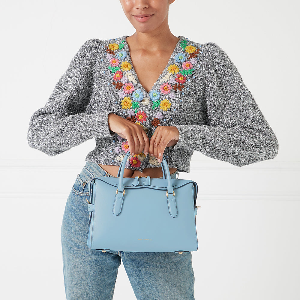 WEDGEWOOD LEATHER MEDIUM DYLAN HANDBAG