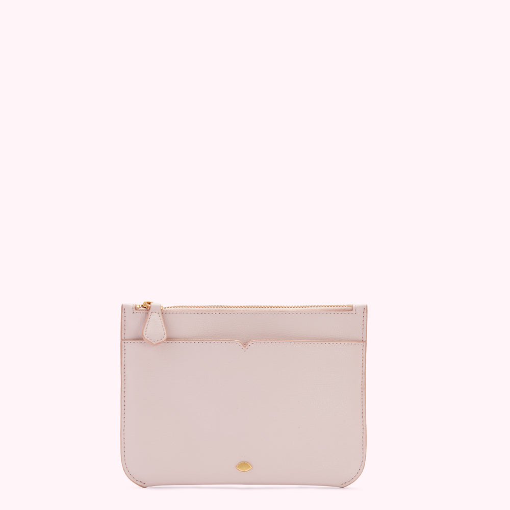 BLUSH LEATHER AVA POCHETTE