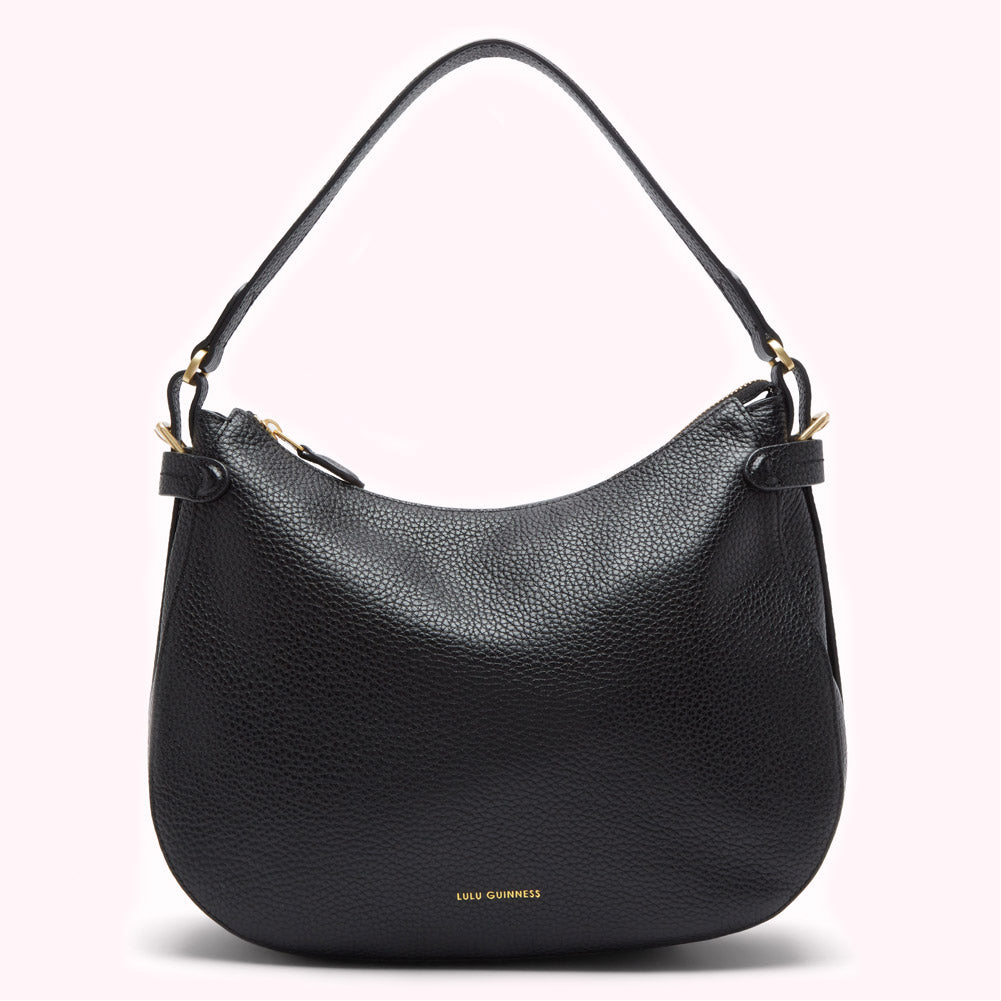 Black Medium Seymour Shoulder Bag Handbag Lulu Guinness