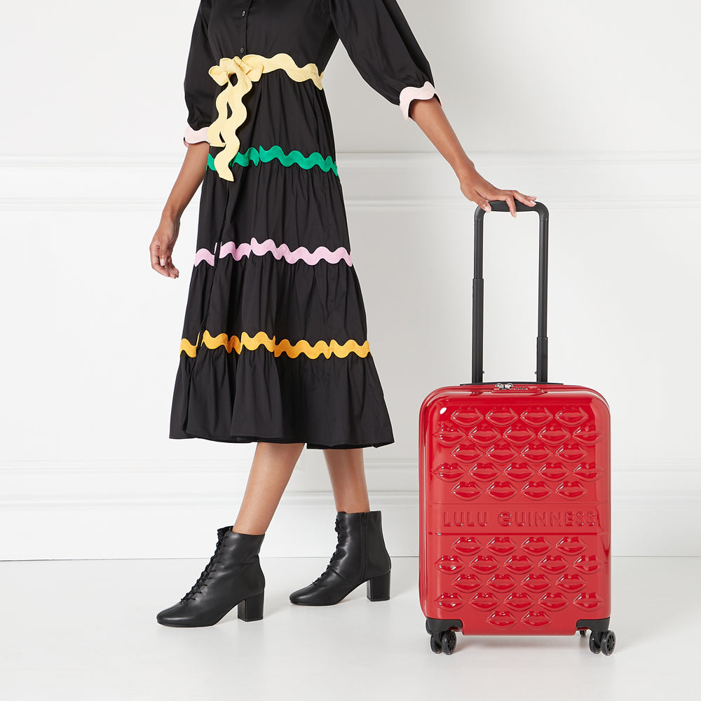 Lulu guinness purple suitcase Clearance