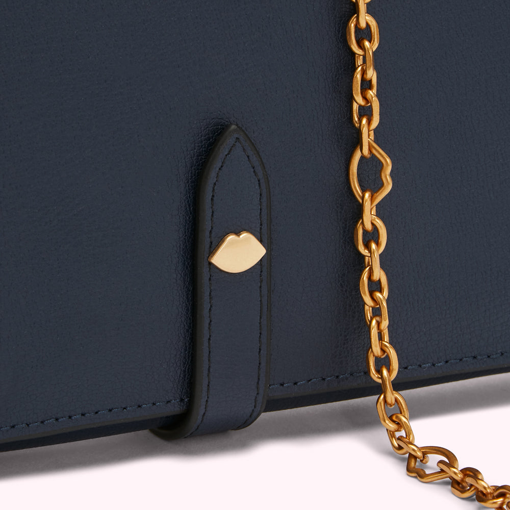 NAVY JUNIPER CHAIN WALLET