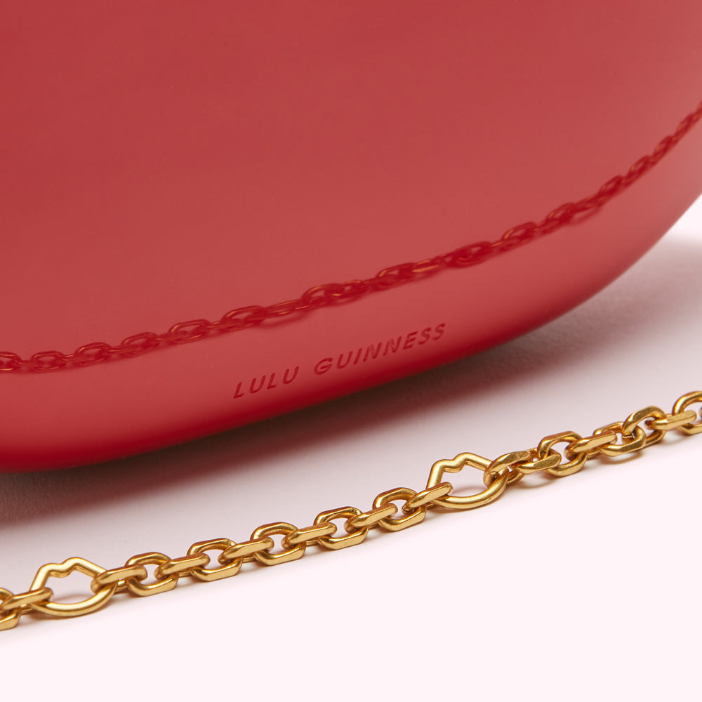Lulu Red Racket Lulu Red Lips Medium Clutch Bag | Lulu Guinness