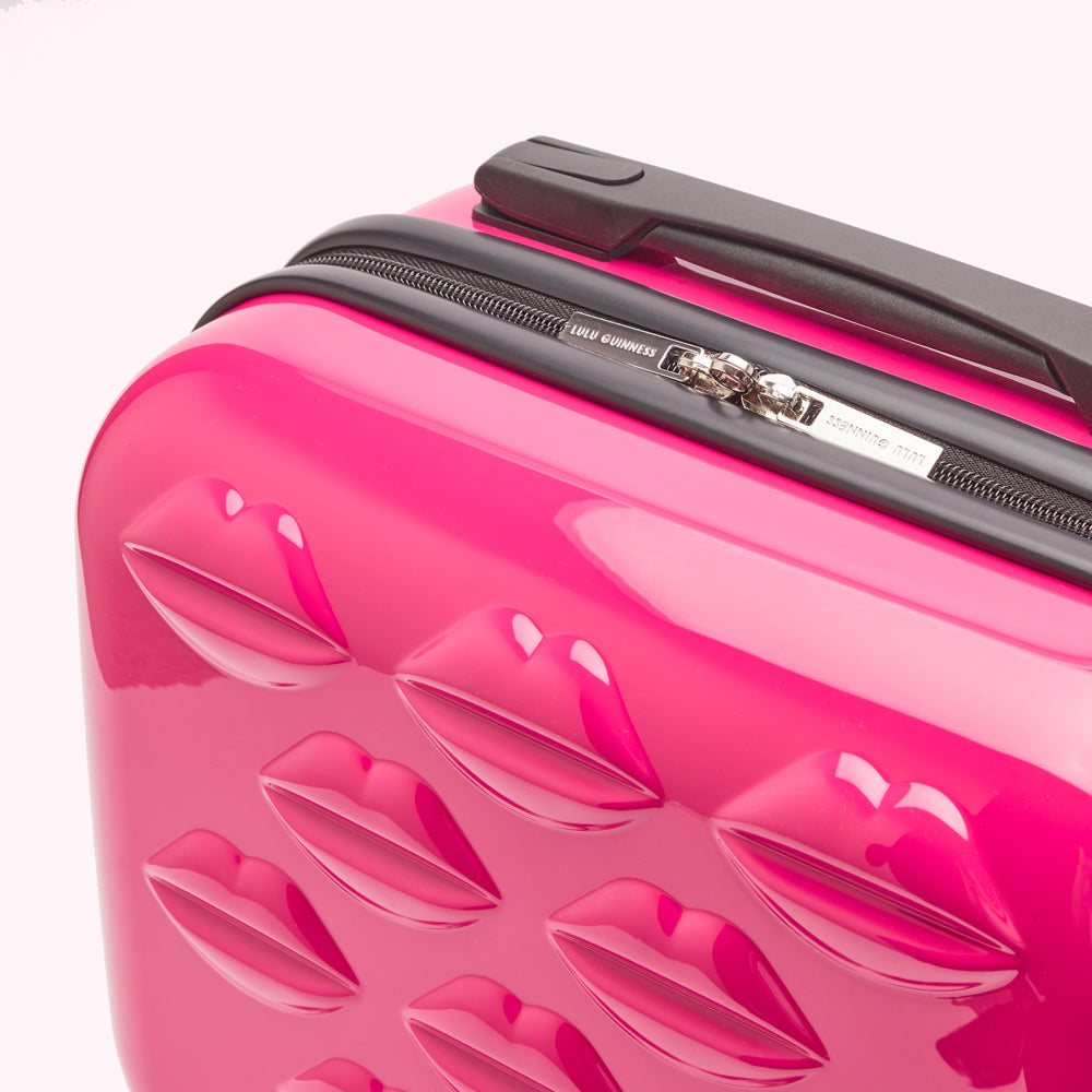 SHOCKING PINK LIPS VANITY CASE