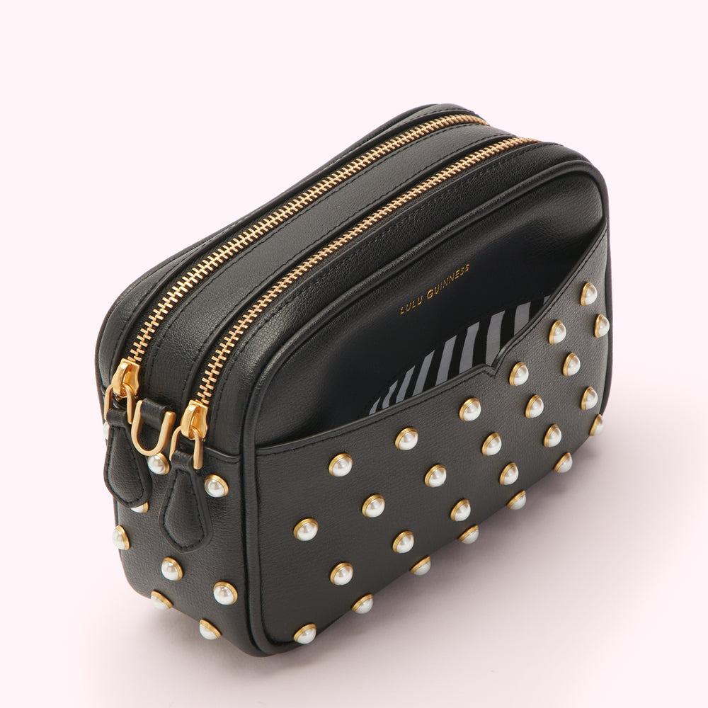 BLACK PEARLS CLARA CROSSBODY BAG