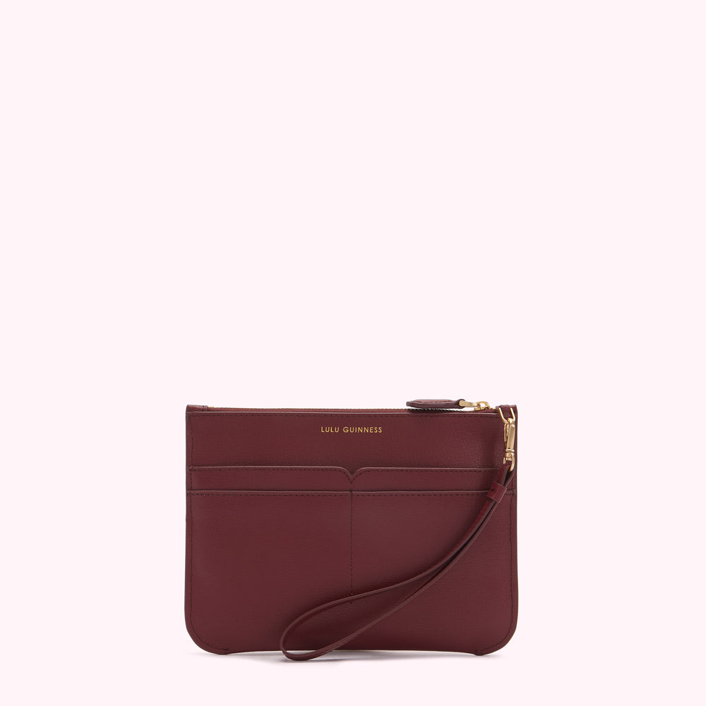 ROSEWOOD LEATHER AVA POCHETTE