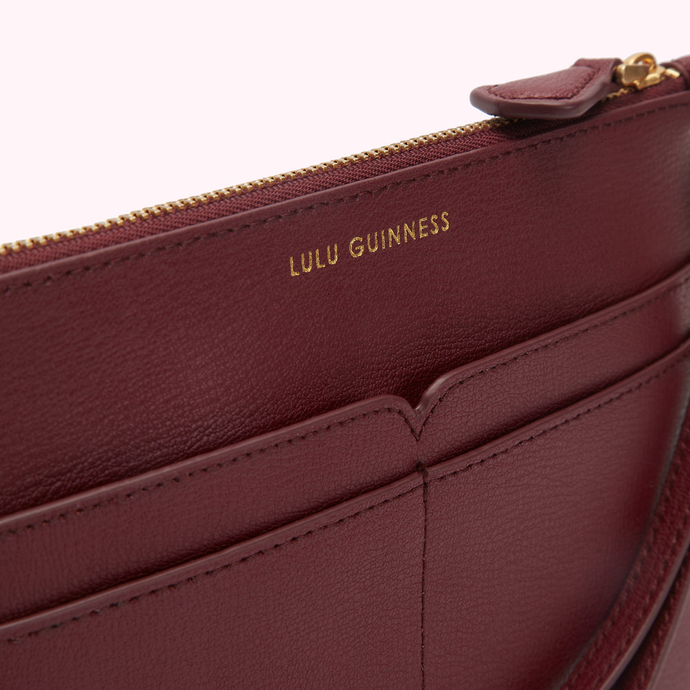 ROSEWOOD LEATHER AVA POCHETTE