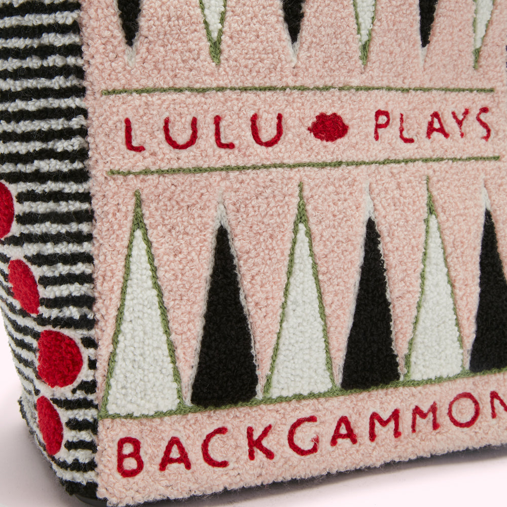 BLOSSOM BACKGAMMON BIBI TOTE