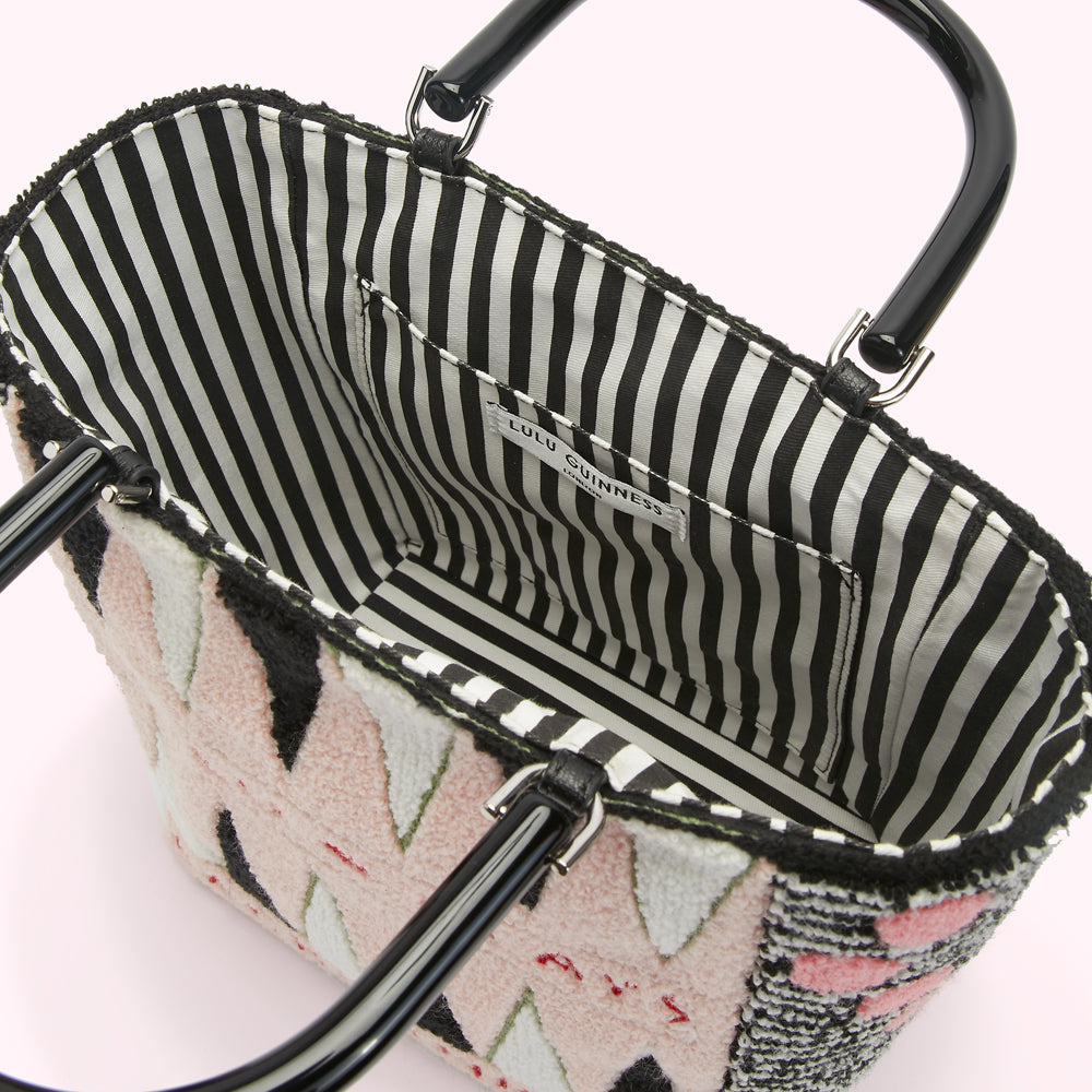 BLOSSOM BACKGAMMON BIBI TOTE