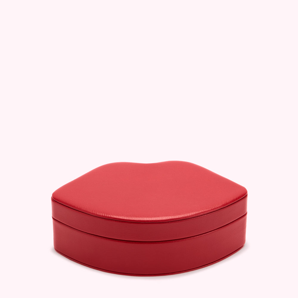 LULU RED LIP JEWELLERY BOX