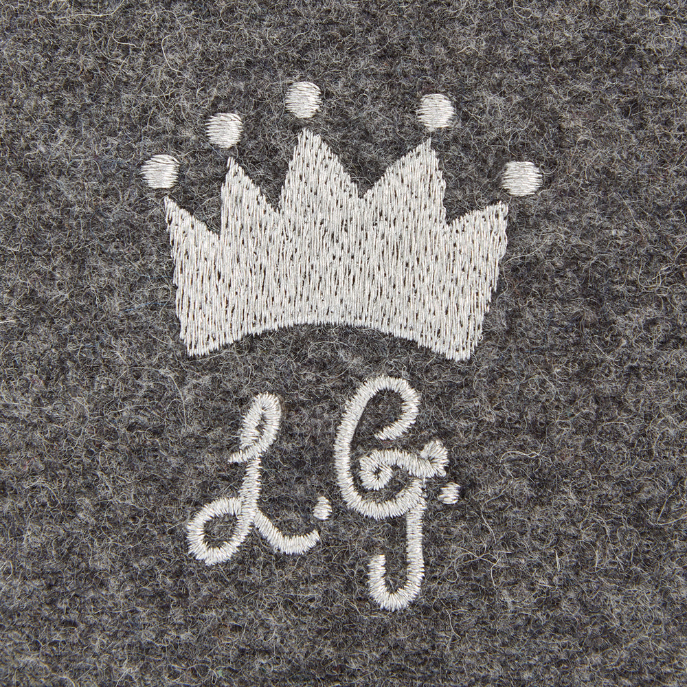 CHARCOAL QUEENS JUBILEE FRAME PURSE